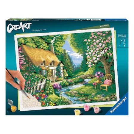 Creart - Pictura Casuta Pe Malul Raului Ravensburger - 1